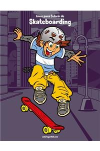 Livro para Colorir de Skateboarding