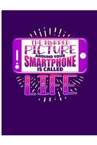 The Blurred Picture Around Your Smart Phone Is Called Life