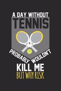 A day without tennis would not kill me, but why risk