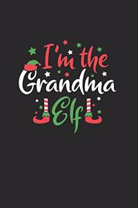 Christmas Grandma elf Notebook