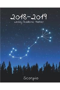 2018-2019 Weekly Academic Planner