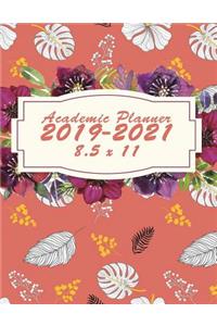 Academic Planner 2019-2021 8.5 x 11