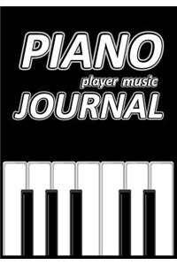 Piano Player Music Journal