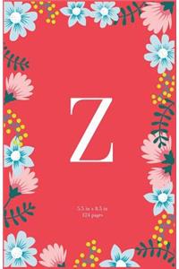 Monogram Letter Z Journal