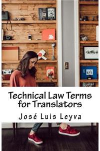 Technical Law Terms for Translators
