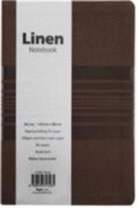BROWN LINEN NOTEBOOK A6