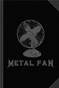 Metal Fan Heavy Metal Funny Rock Journal Notebook