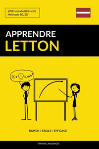 Apprendre le letton - Rapide / Facile / Efficace