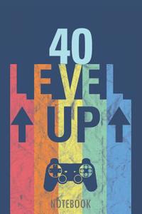 40 Level Up - Notebook