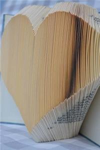 Heart Made From the Pages of a Book Journal