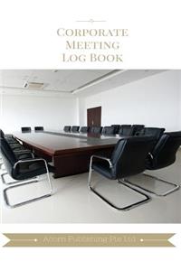 Corporate Meeting Log Book