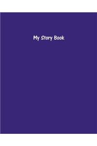 My Story Book Create Your Own Picture Book With Purple Cover