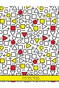 Graph Paper Notebook 1/2 inch squares 120 pages