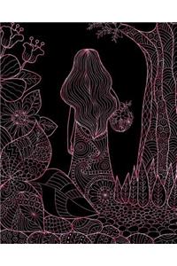 Bullet Journal Notebook Girl in the Woods 5