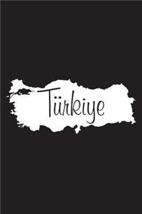 Turkiye - Black 101 - Lined Notebook with Margins - 6x9