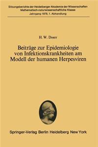 Beiträge Zur Epidemiologie Von Infektionskrankheiten Am Modell Der Humanen Herpesviren