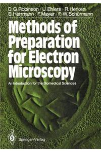 Methods of Preparation for Electron Microscopy