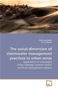 social dimension of stormwater management practices in urban areas