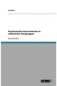Psychosoziale Interventionen in ambulanten Herzgruppen