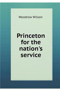 Princeton for the Nation's Service