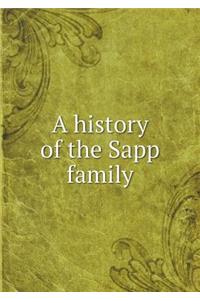 A History of the Sapp Family