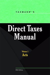 Direct Taxes Manual (Set Of 3 Volumes)