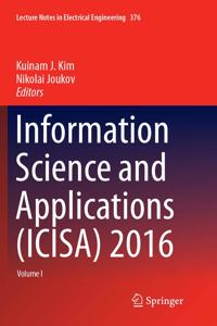 Information Science and Applications (Icisa) 2016