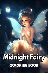 Midnight Fairy Coloring Book: Beautiful Edition 100+ Unique and Beautiful High-quality Designs