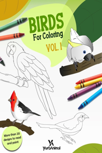 Birds For Coloring Vol. 1