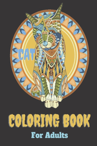 Cat Coloring Book For Adults