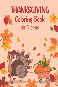 Thanksgiving Coloring Book For Teens