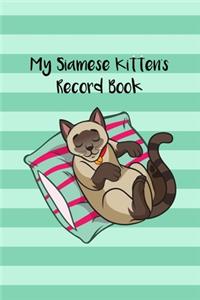 My Siamese Kitten's Record Book