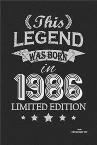 This Legend was born in 1986 LIMITED EDITION