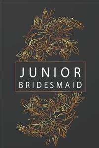 junior bridesmaid- Golden luxury floral gift