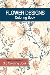 Flower Designs Coloring Book