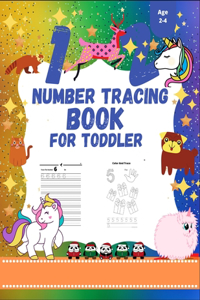Number Tracing Book For Toddler
