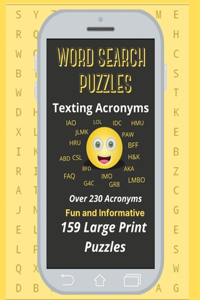 Word Search Puzzles - Texting Acronyms