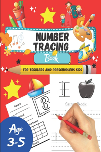 Number tracing Book For Toddlers And Preschoolers Kids Age 3-5