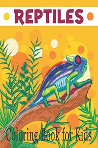 Reptiles Coloring Book for Kids