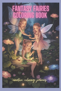 Fantasy fairies coloring book