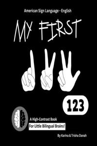 My First 123 in American Sign Language and English