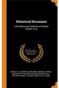 Historical Document: Life History and Fisheries of Atlantic Bluefin Tuna