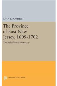Province of East New Jersey, 1609-1702
