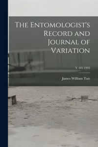 Entomologist's Record and Journal of Variation; v 105 1993