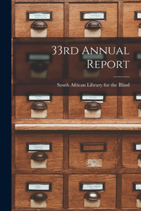 33rd Annual Report