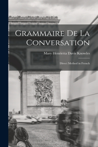 Grammaire de la Conversation