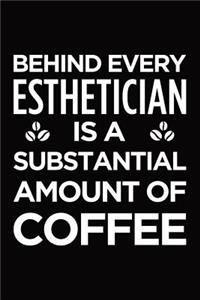 Behind every esthetician is a substantial amount of coffee