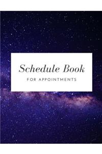 Schedule Book for Appointments