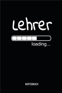 Lehrer loading... Notizbuch