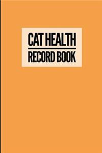 Cat Health Record Book